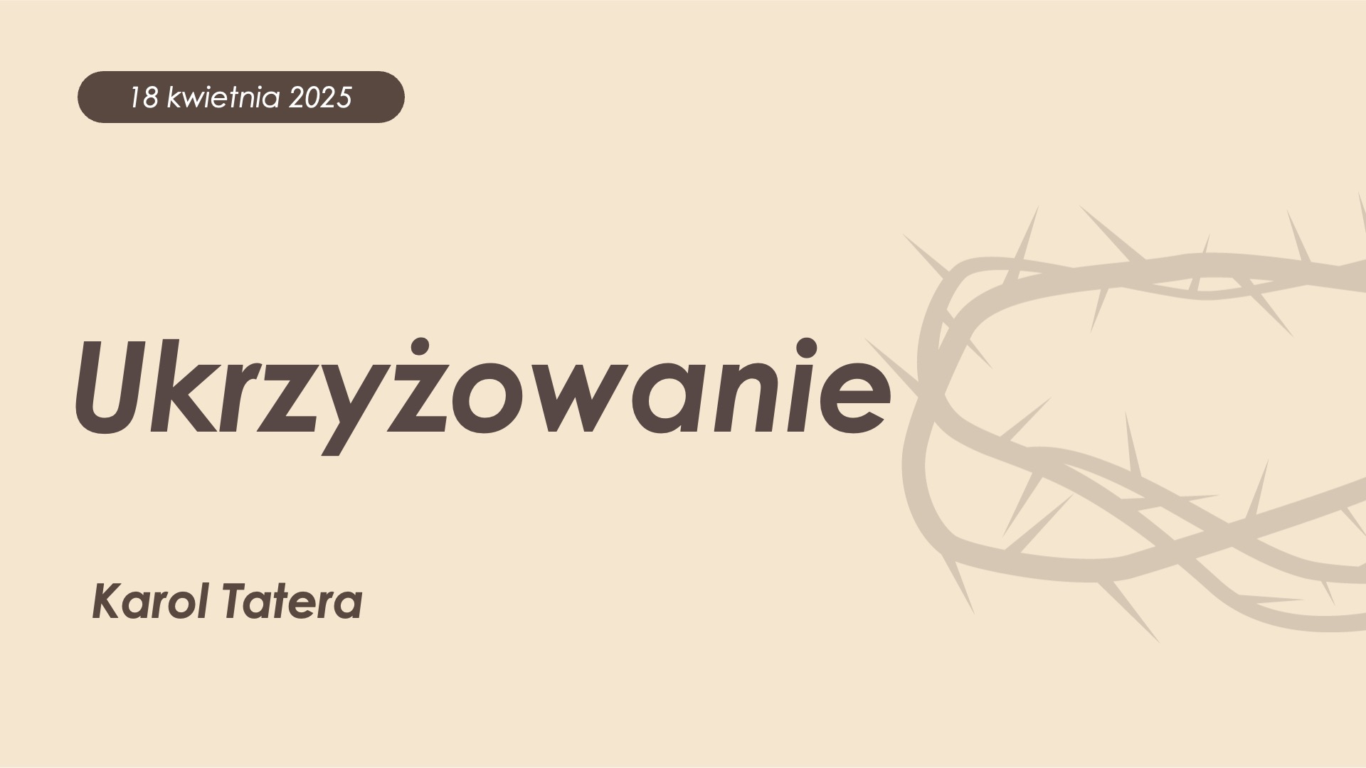 Ukrzyżowanie