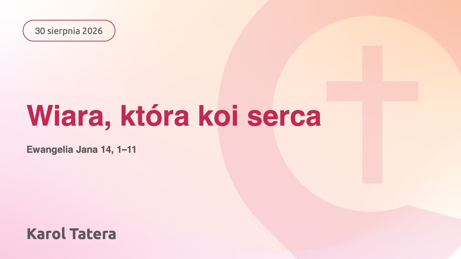 Wiara, która koi serca